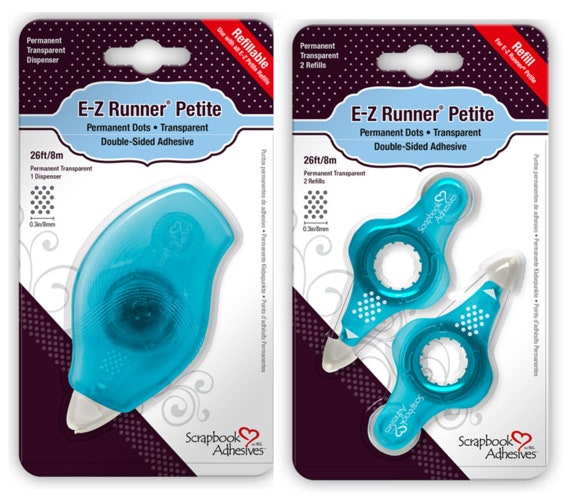 E-Z Runner® Petite Permanent Dots Refillable Dispenser, Scrapbook Adhesive,  Card Making Adhesive, Card Making Tape 