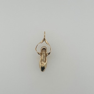 14k Gold Ballet Slipper Pendant