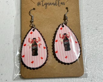 Dr Pepper Earrings