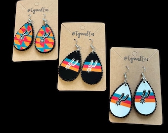 Pendientes inspirados en el baloncesto