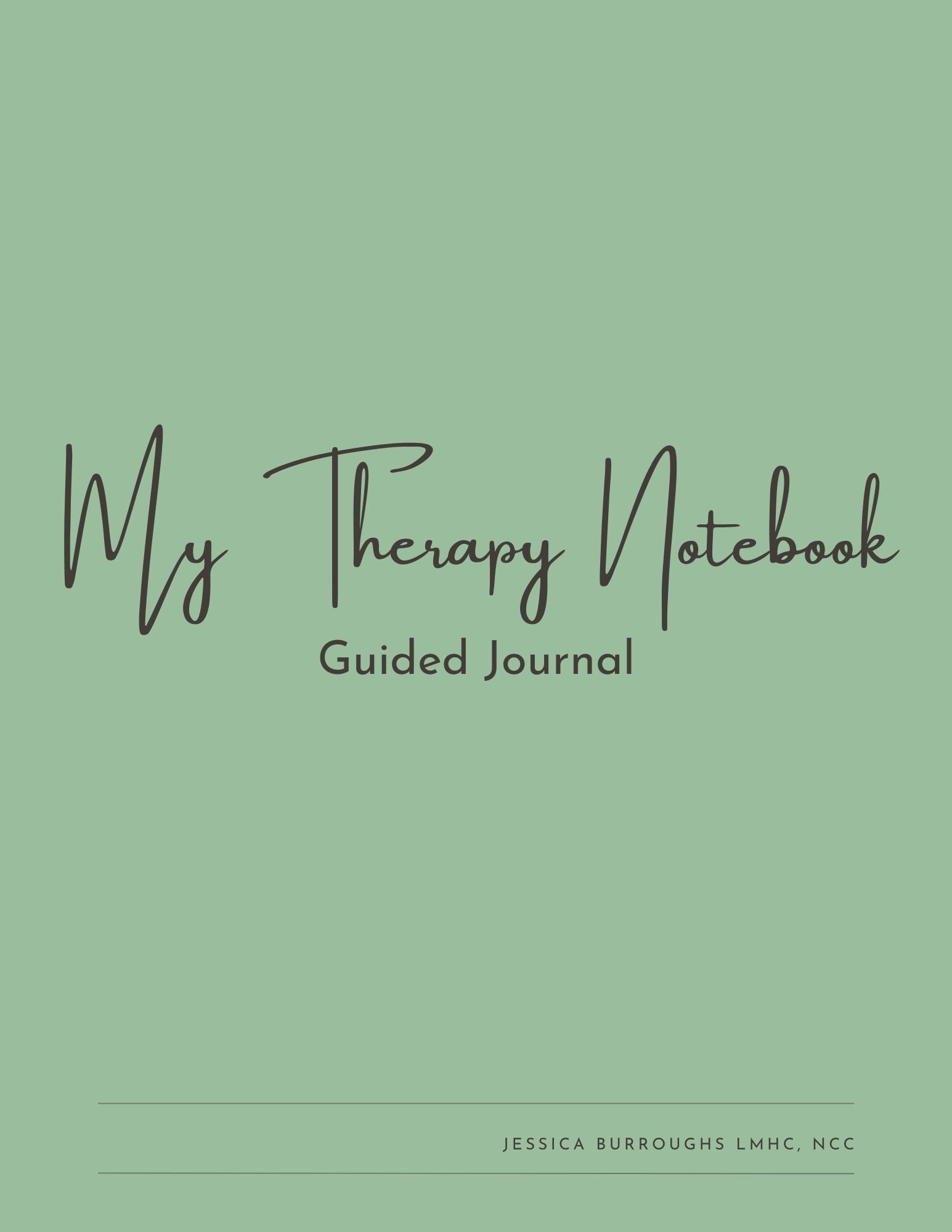 My Therapy Notebook: A Guided Journal