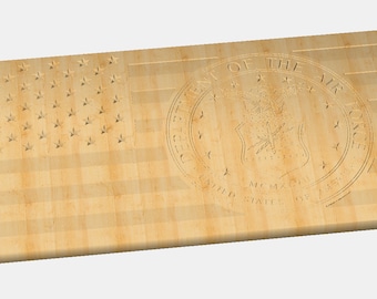 Bandera de la Fuerza Aérea de EE. UU. Americana SVG Archivos PDF cnc carpintería vcarve caballete fusión 360 grblcarbide3d carburo crear