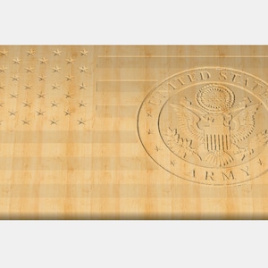 American US Army Seal Flag SVG PDF Files cnc woodworking vcarve easel fusion 360 grblcarbide3d carbide create