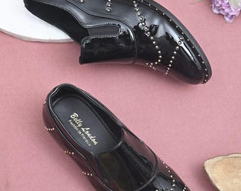 Stylish Women’s Black Leather Dress Shoes – Ideal for Work, Parties, and Elegant Outfits