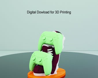 3D Printable Cleat Controller Stand STL File: Sports Gaming Decor (Digital Download)