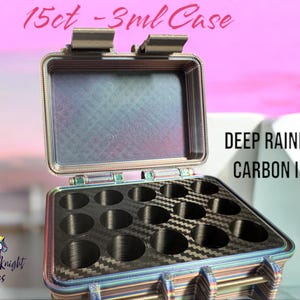 Peptide Vial Storage Container Carrying Case Organizer
