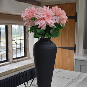 Artificial Dahlia Stem, Monarch Dahlia, Pink Faux Flower, Artificial Pink Flower, Realistic Faux Dahlia, Realistic Dahlia, Wedding Dahlia