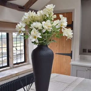 Tige de fleurs sauvages artificielles crème artificielle fleurs sauvages en spray fausses fleurs fleurs artificielles blanches fausse fleur crème décoration d&#39;intérieur cadeau pour elle