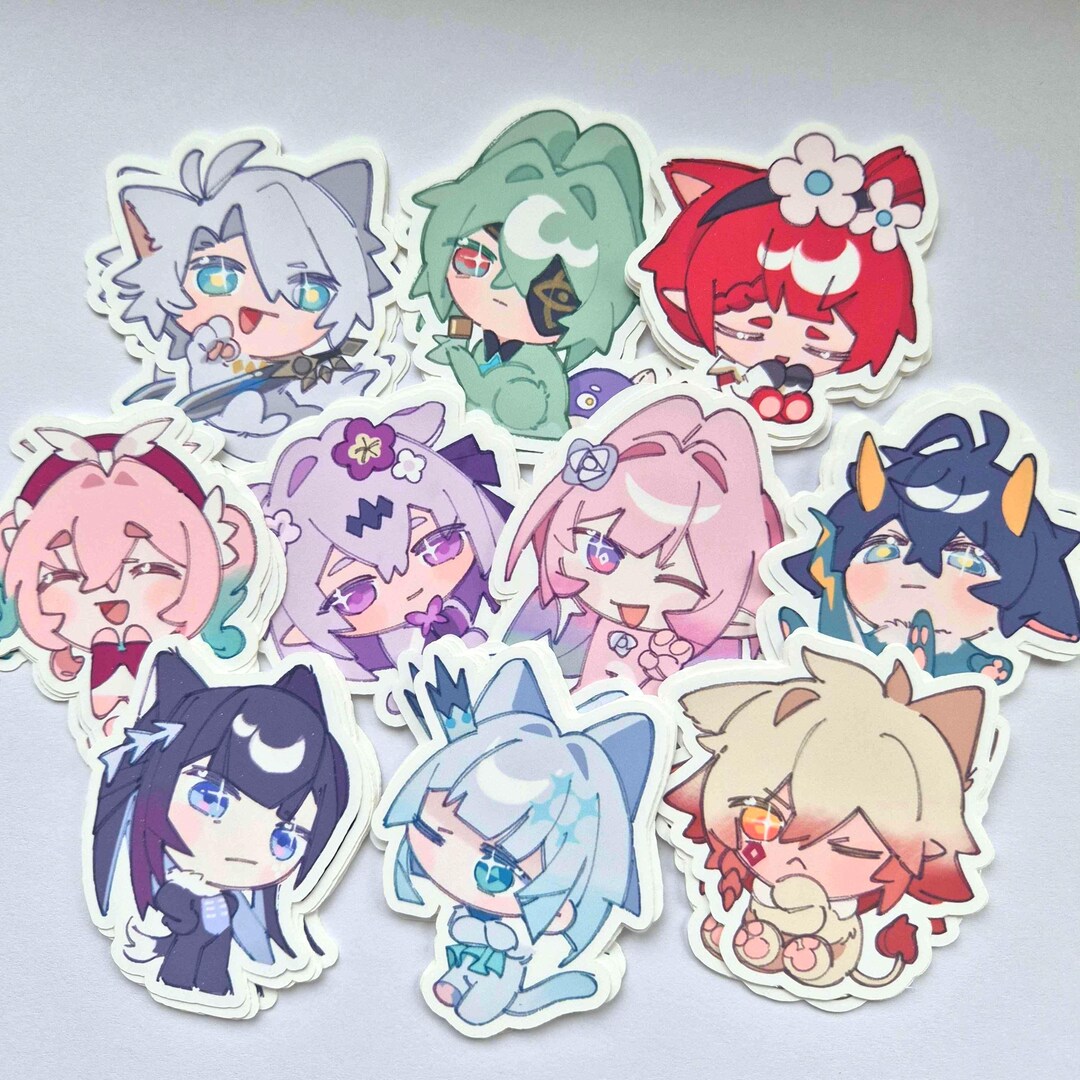 Honkai Star Rail - Amphoreus Stickers 5x5cm - Etsy