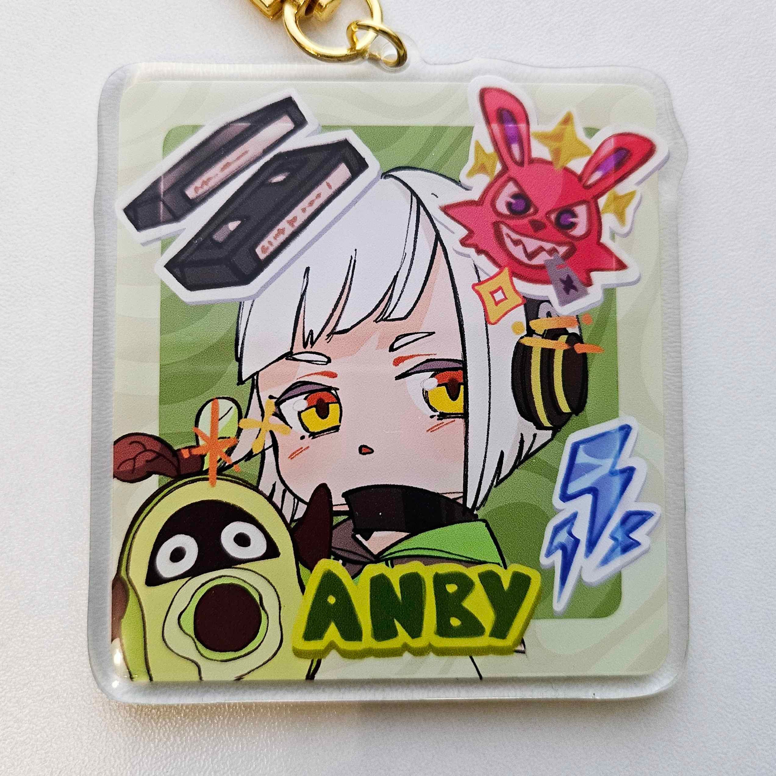Zenless Zone Zero Acrylic Keychains 3'x3' Anby, Nicole, Von Lycaon ...