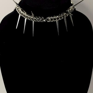 Thelema Stainless Steel Chainmail Necklace