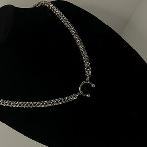 Moloch Stainless Steel Chainmail Necklace