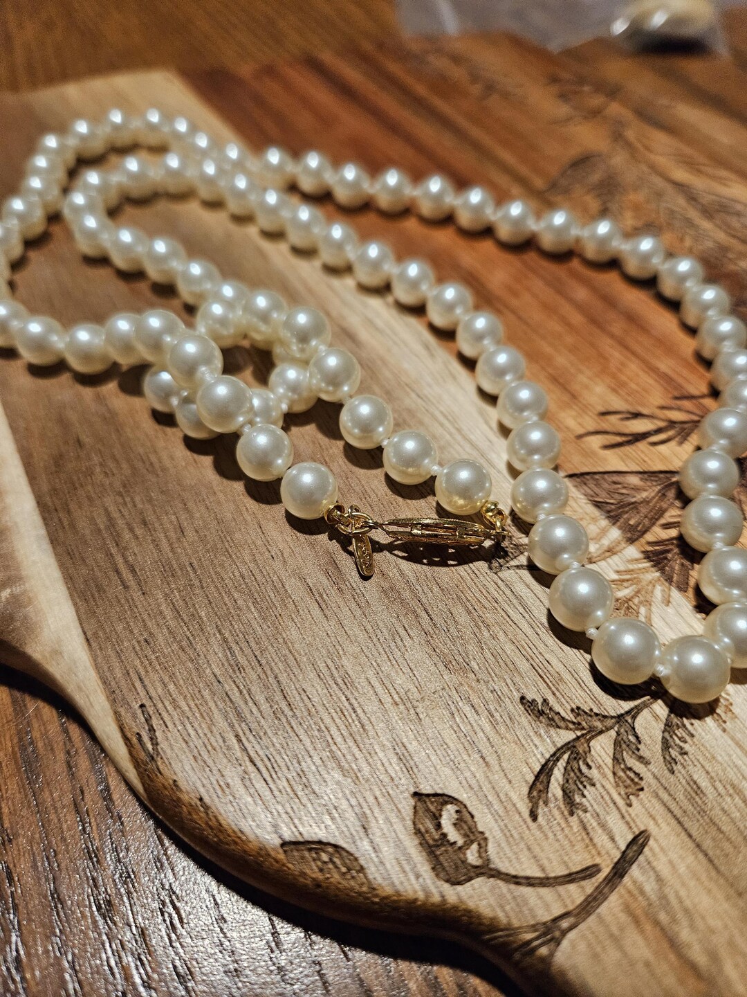 Antique Golden & White Pearls Necklace