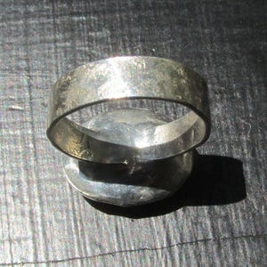 Natural Opal Ring size 9 1/4 Sterling band Handmade Mexican Cantera Fire Opal image 15