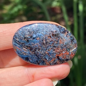 Large Peitersite Cab 40x26mm Natural Gemstone Cabochon 7g