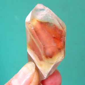 Rare Amphibole Quartz Crystal Point NATURAL Raw Amphibole Phantom Inclusions Mineral Specimen Metaphysical Name Angel Wing Quartz