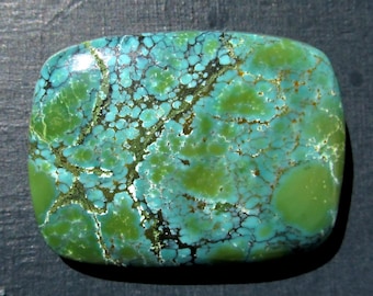 宝石　ターコイズ 42.3カラット（37x19x7 mm）100％天然ウェブ青谷鉱山（湖北省