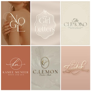 Benutzerdefiniertes Logo-Design, Logo, luxuriöses minimalistisches Anfangslogo, personalisiertes Logo-Design, benutzerdefiniertes Monogramm-Logo, künstlerisches Logo für Ihr Unternehmen