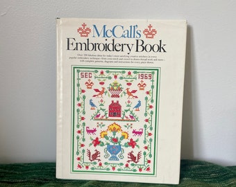 McCall's Embroidery Book The McCall's Pattern Company 1976 Hardcover