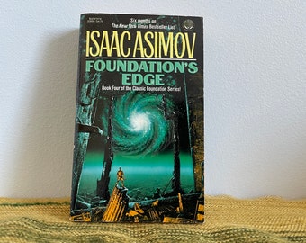 Isaac Asimov - Foundation's Edge - Vintage 1983 Sci Fi Paperback Book - Book Four of Foundation Series