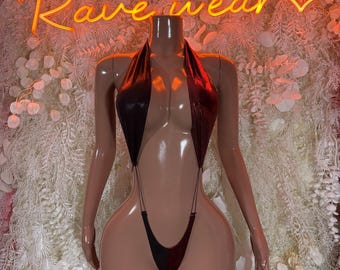Halloween Bottlegirl Bodysuit Rave Outfit Daddy’s Lil Monster Clubwear