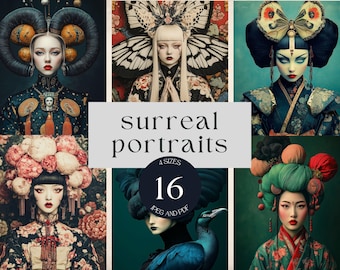 Arte surrealista asiático / Efímeras de revistas basura (Descarga digital)