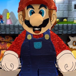 Super Mario Pinata Handmade, Mario Themed Piñata/Pinata Inspired, Mario Bros Party