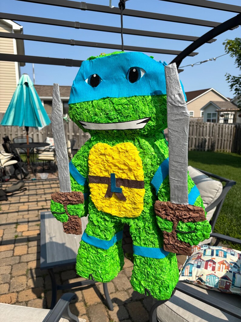 Leonardo Inspired Pinata: TMNT Party Supplies - Etsy