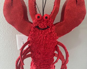 Piñata de langosta roja: Decoración para fiestas en la playa