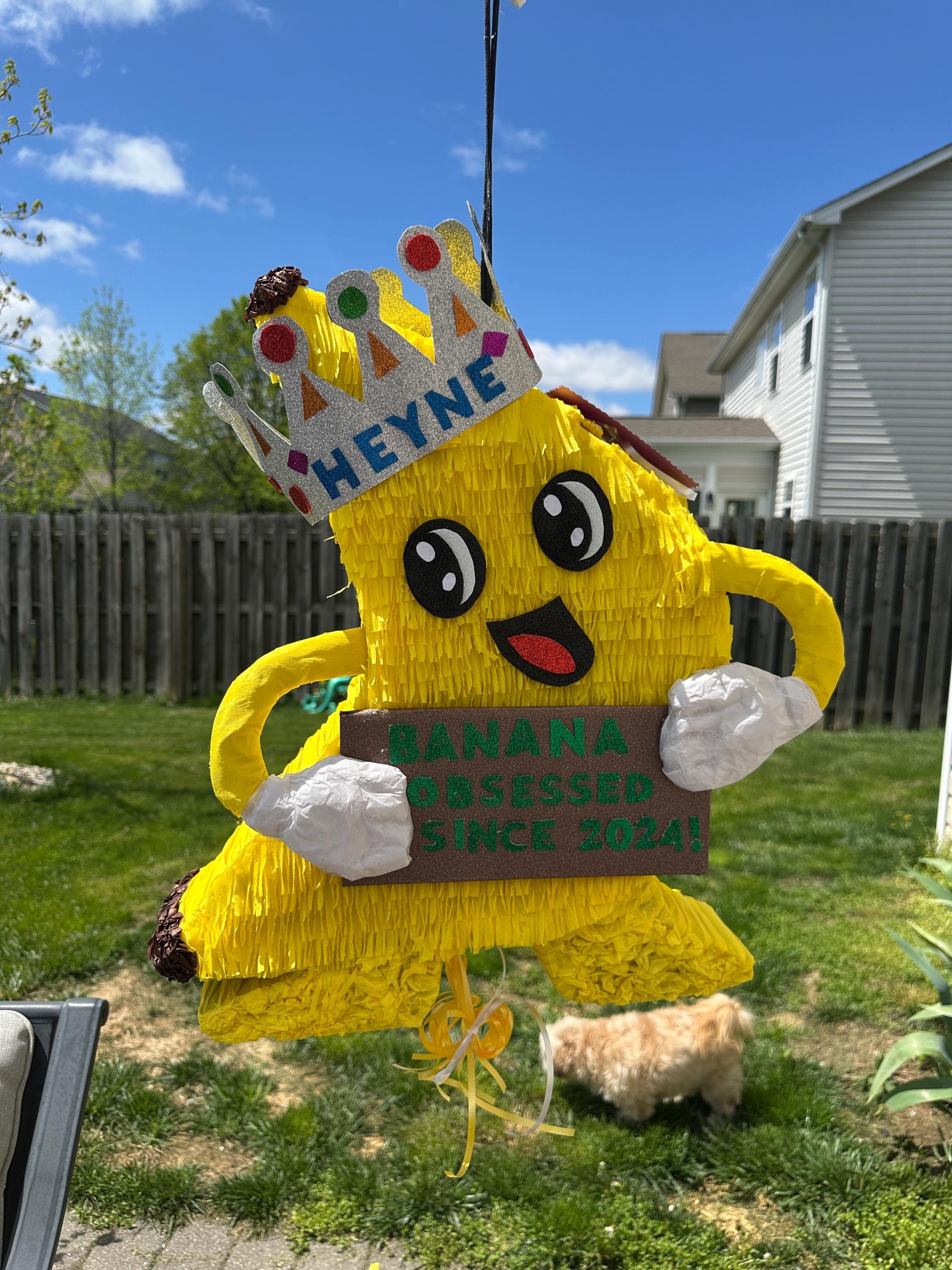 Banana Birthday Pinata: Handmade Party Decor - Etsy
