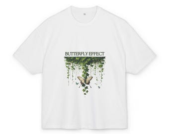 Butterfly Effect Cotton Tee: Nature Lover Fashion