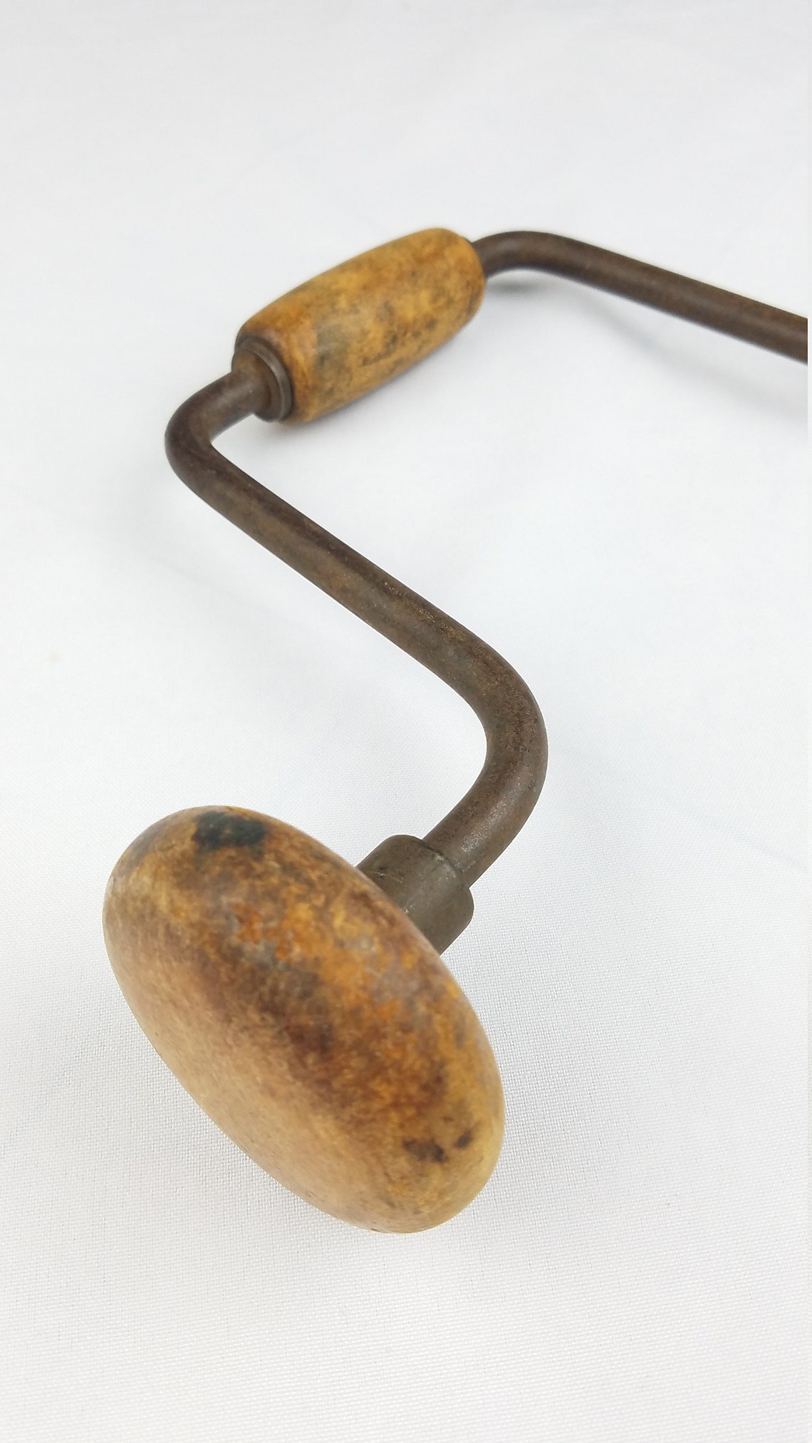 Vintage collectible handheld crank screwdriver drill primitive Etsy