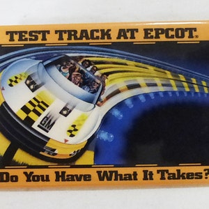 Pista de pruebas de Disney en epcot insignia de pin de botón