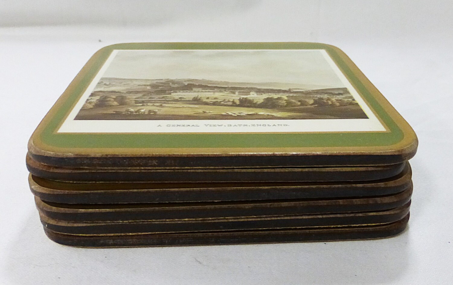 Vintage Pimpernel 6 Coaster Set England Scene Etsy