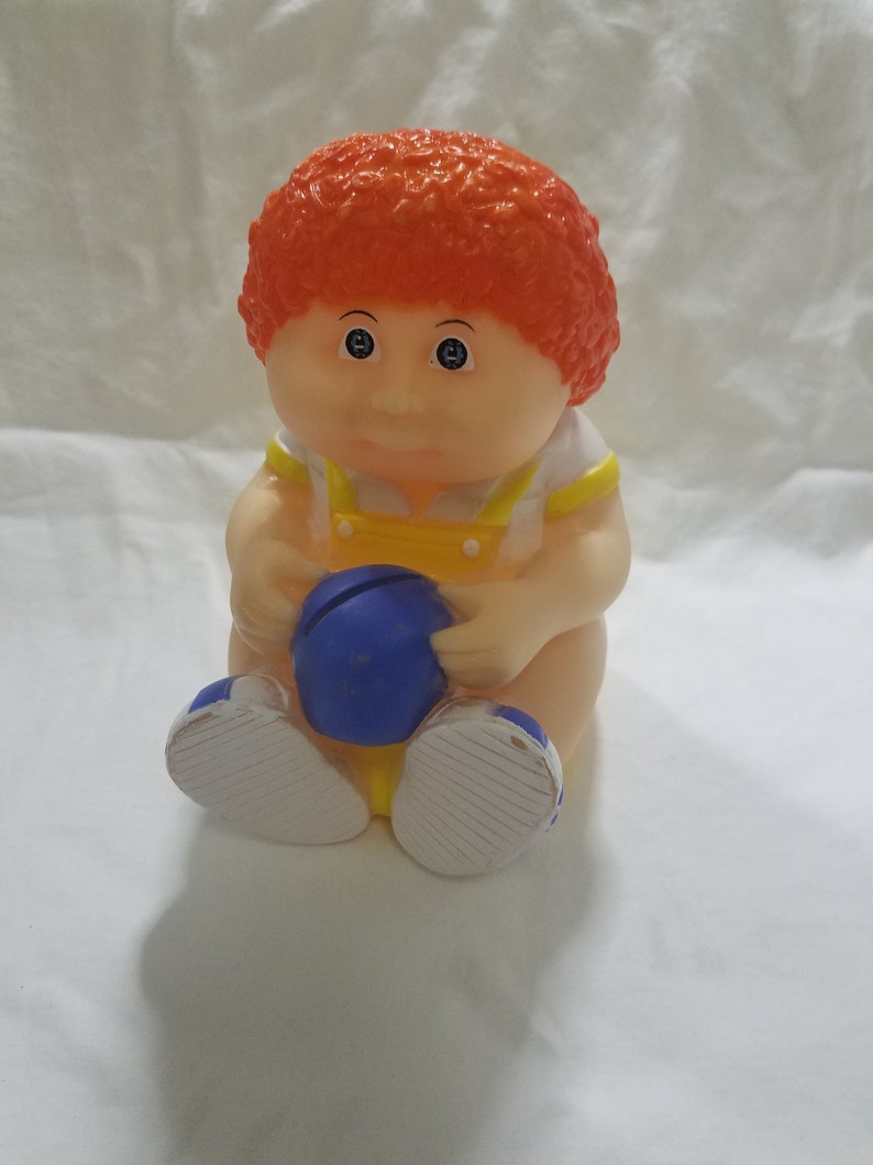Vintage Cabbage Patch Kids Boy Piggy Bank Plastic Doll Star Etsy