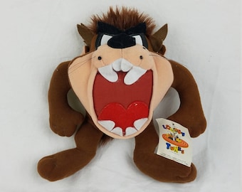 Vintage Looney Tunes Tazmanian Devil Taz plush staffed animal