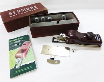 Vintage Kenmore Buttonholer Nähmaschine Zubehör