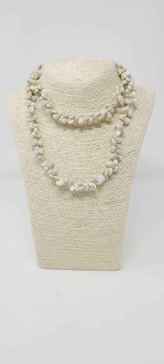 Hawaiian shell necklace beach jewelry nautical oc… - image 1