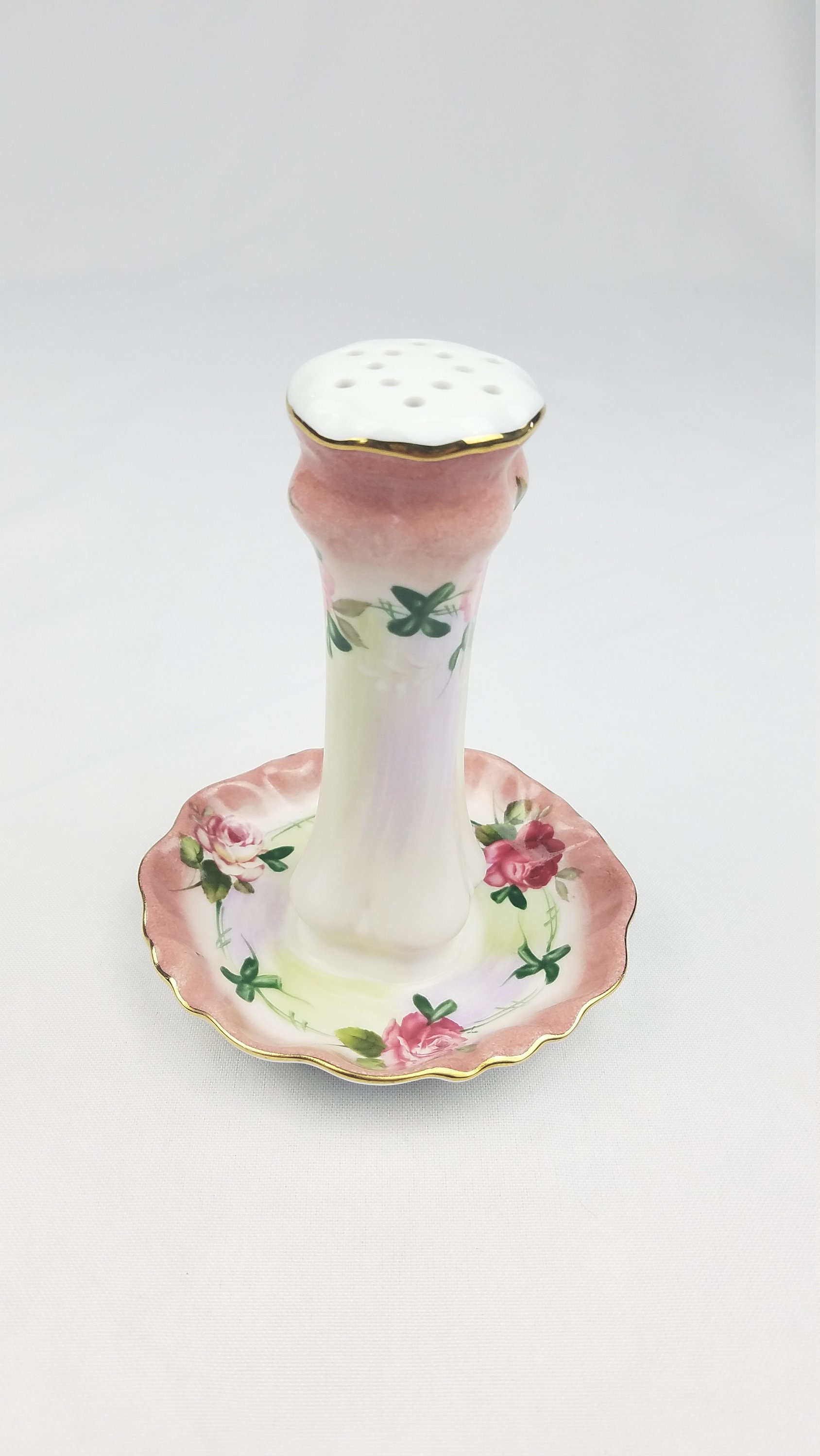 Vtg Betty Planter Porcelain Treasures Hand Painted Hat Pin 