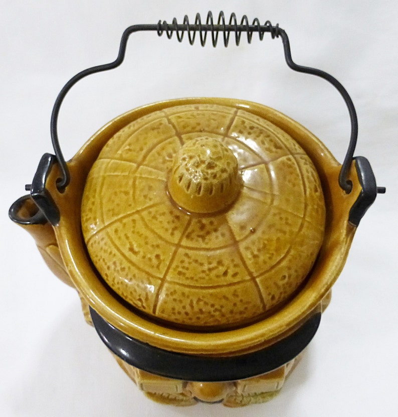 Vintage Tea Pot Pitcher Made in Japan Ben Franklin Face Kitchen Ware