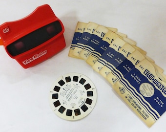 Vintage ViewMaster 3-Reel Set - Washington D.C. Famous Cities Series 3D Viewer - New Old Stock