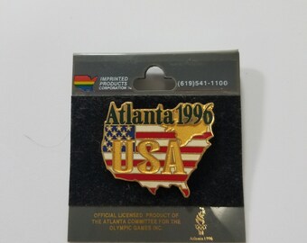 Spilla vintage dei Giochi Olimpici di Atlanta del 1996, USA