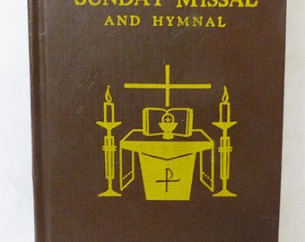 new saint joseph sunday missal and hymnal 1969 hardcover religion christianity