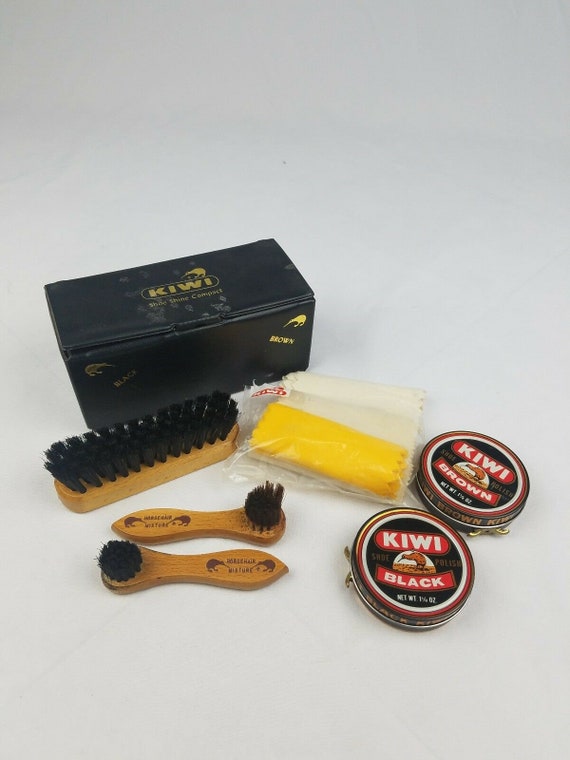 vintage kiwi shoe shine kit