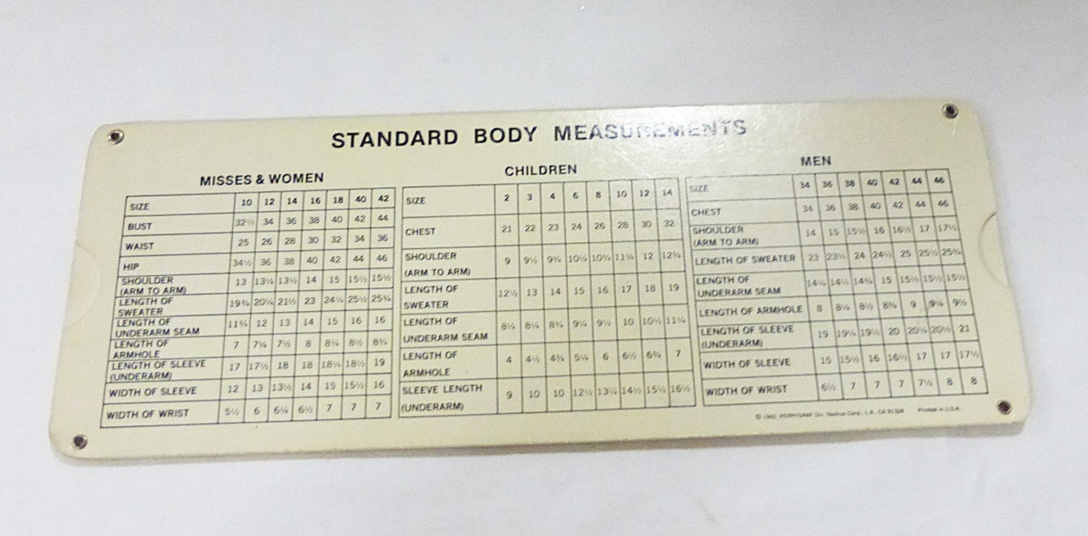 Stitch Rite Vintage Stitch Gauge-rite Calculator 1982 Perrygraf - Etsy