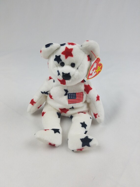 star spangled beanie baby