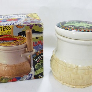 Vintage Shafford Porzellan Relish Jar mit Deckel & Messer 1984 japan Bild 1