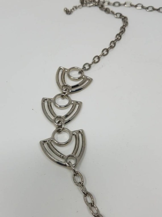 Vintage Women Metal Chain Belt Silver Tone Accessories - Etsy display picture 1