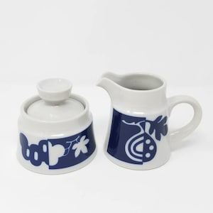 Noritake Primastone Clinging Vine Creamer & Sugar Bowl Genuine