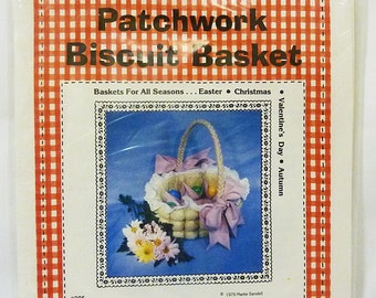 Creative making by Martie patchwork pattern for "Biscuit Basket" UNCUT 1979